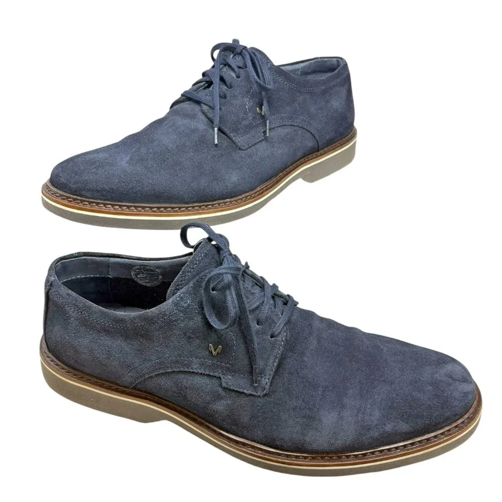 Martinelli 1973 Watford Navy Blue Suede Derby